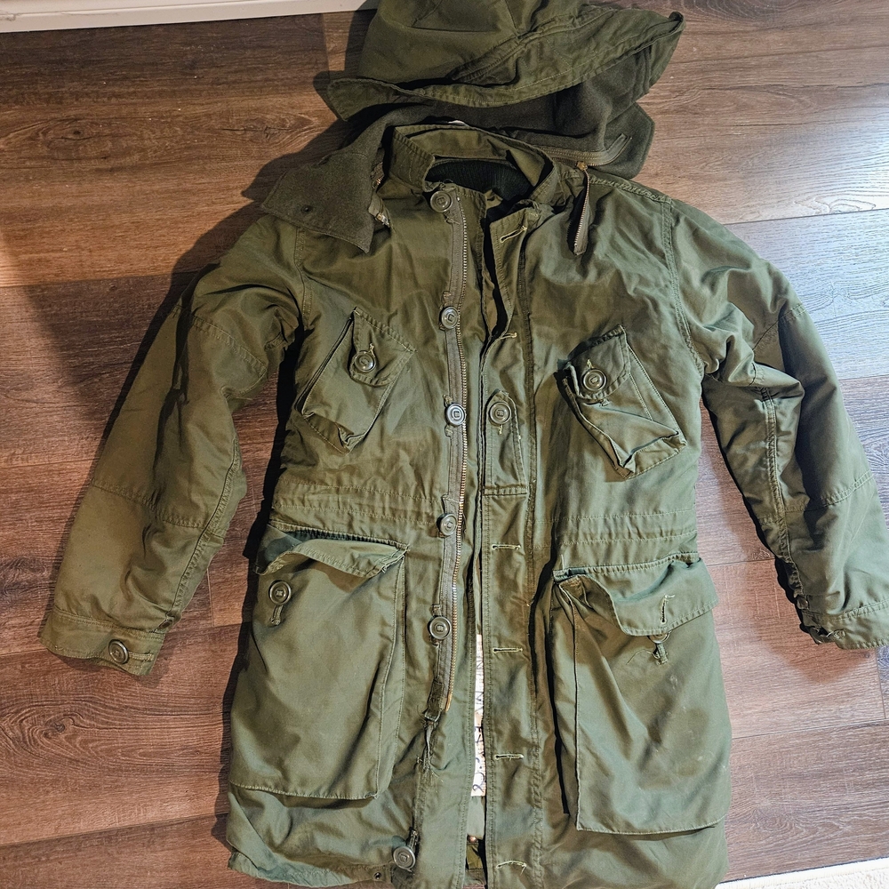 A Pair Of Vintage Canadian Military Winter Parkas